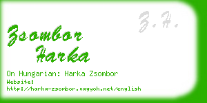 zsombor harka business card